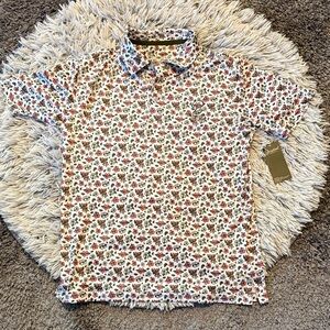 Boys Barstool Golf shirt size Medium
